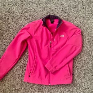 Pink North Face jacket